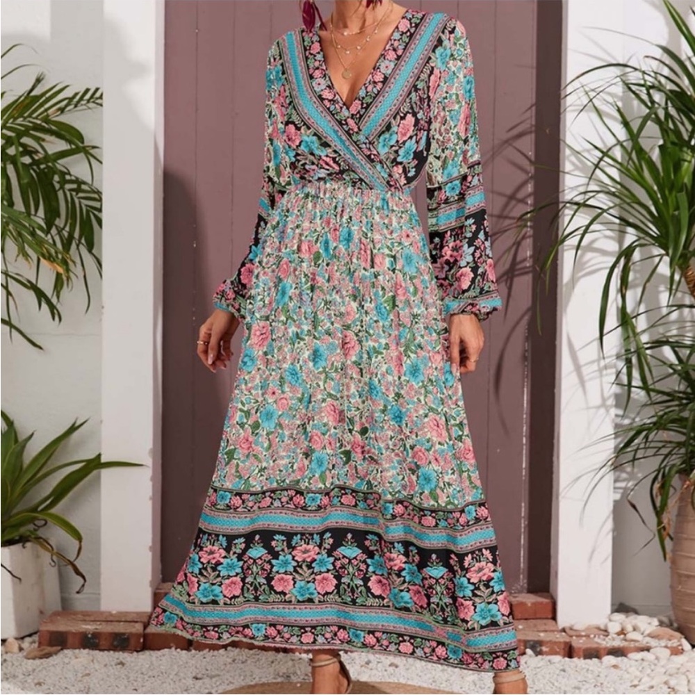 Floral Boho Maxi Dress
